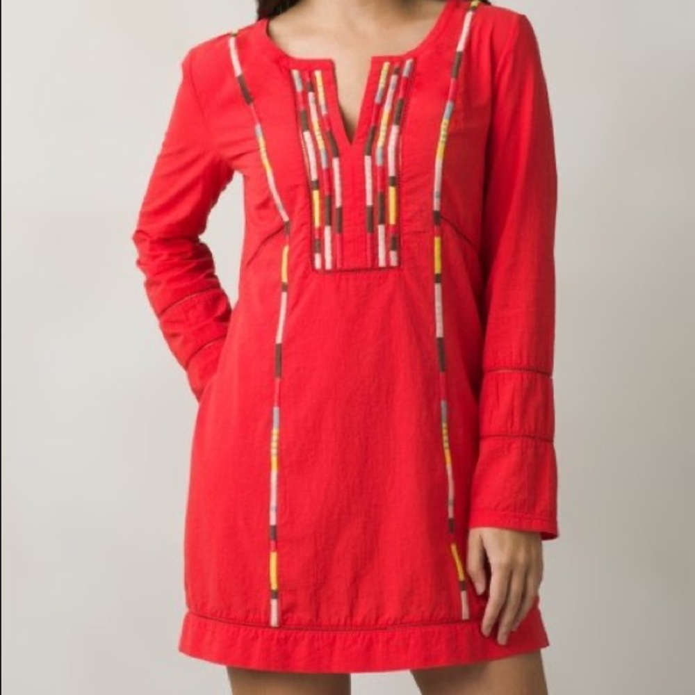 NWT Prana Lahela Tunic dress carmine pink medium